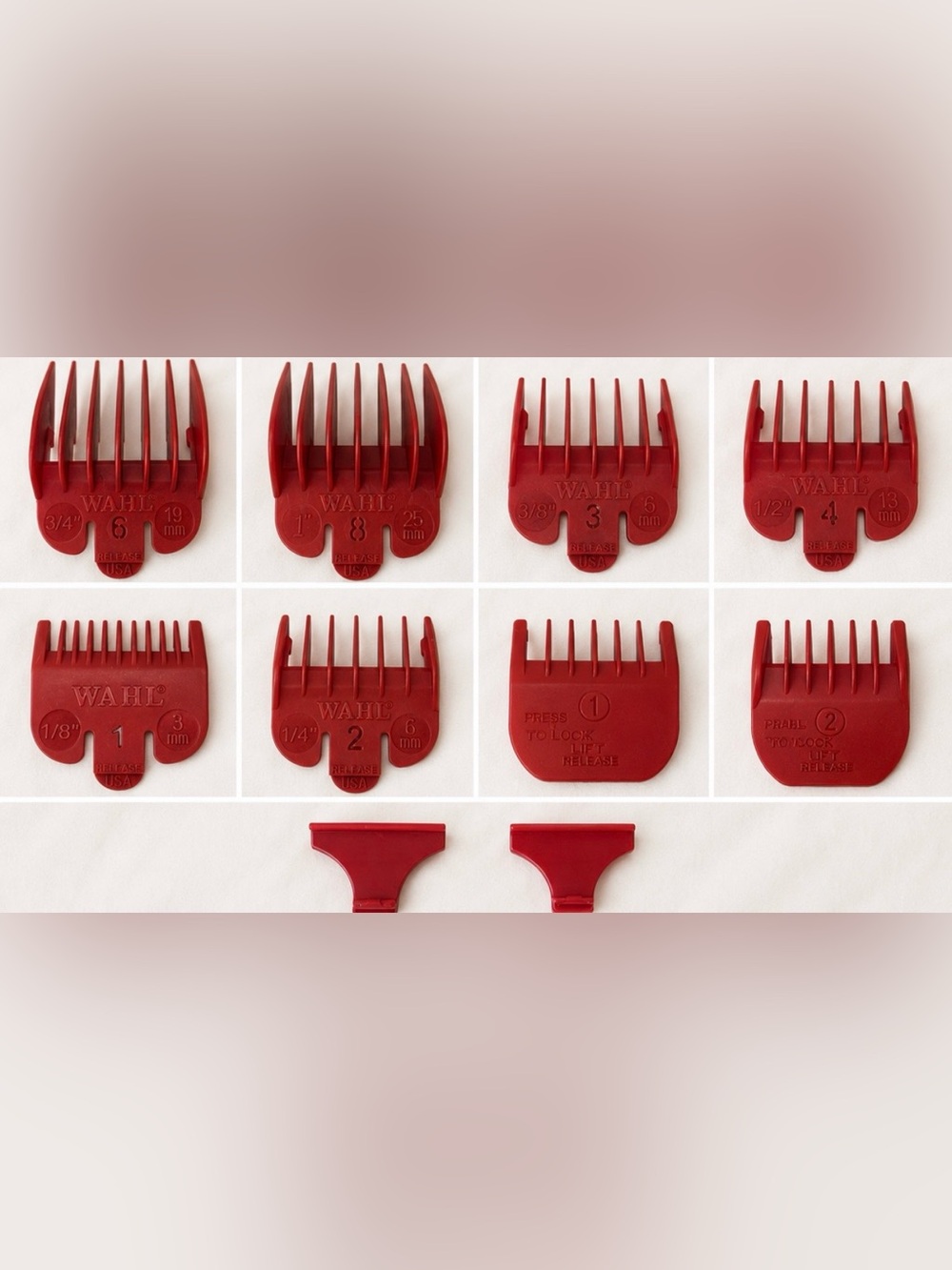 Wahl Designer Hair Clipper Set with Red Guards Included - Picture 3 of 3